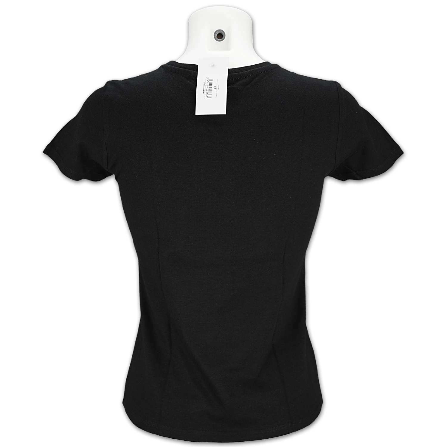 Damen Shirt Strass Bär gold schwarz