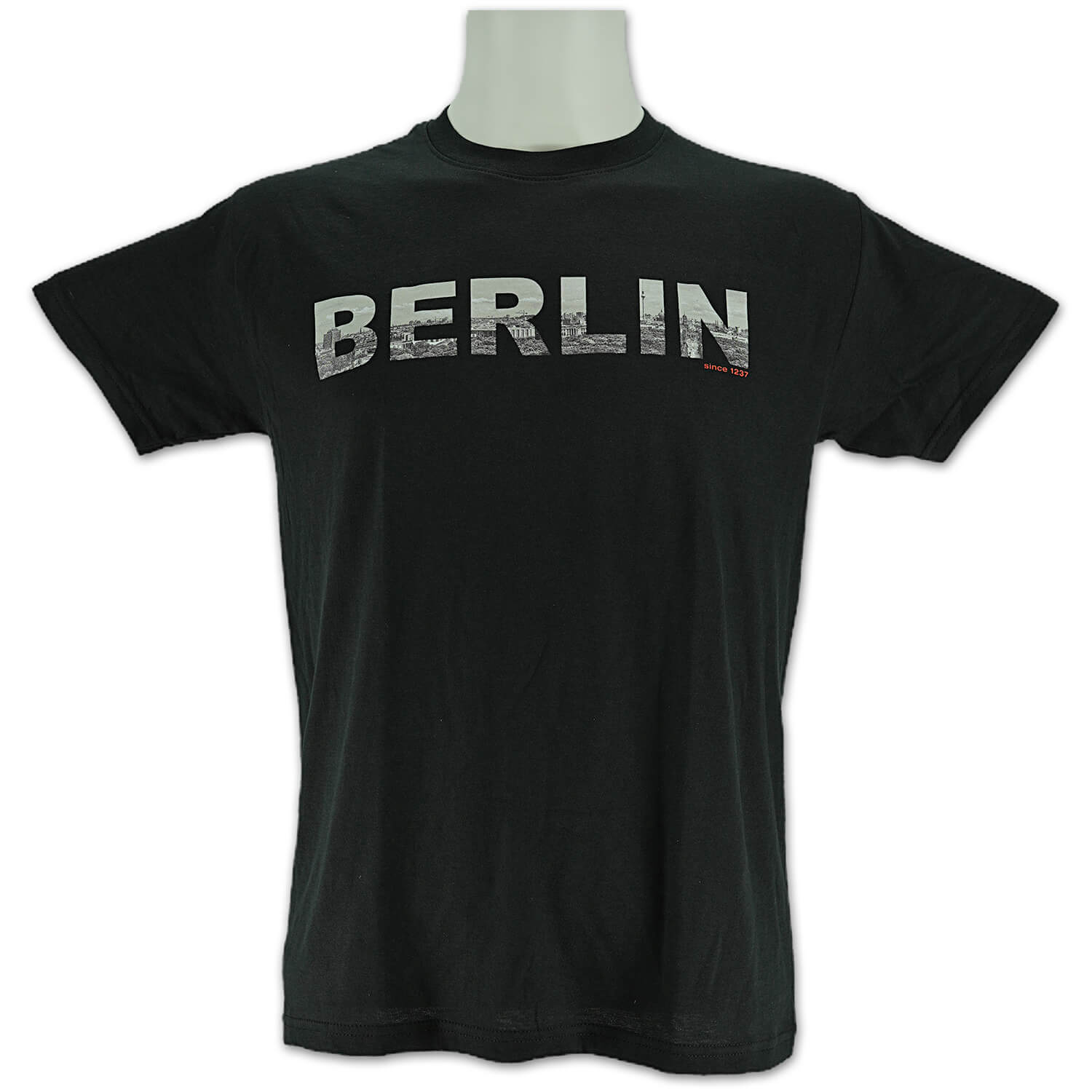 Herren Shirt Panorama schwarz