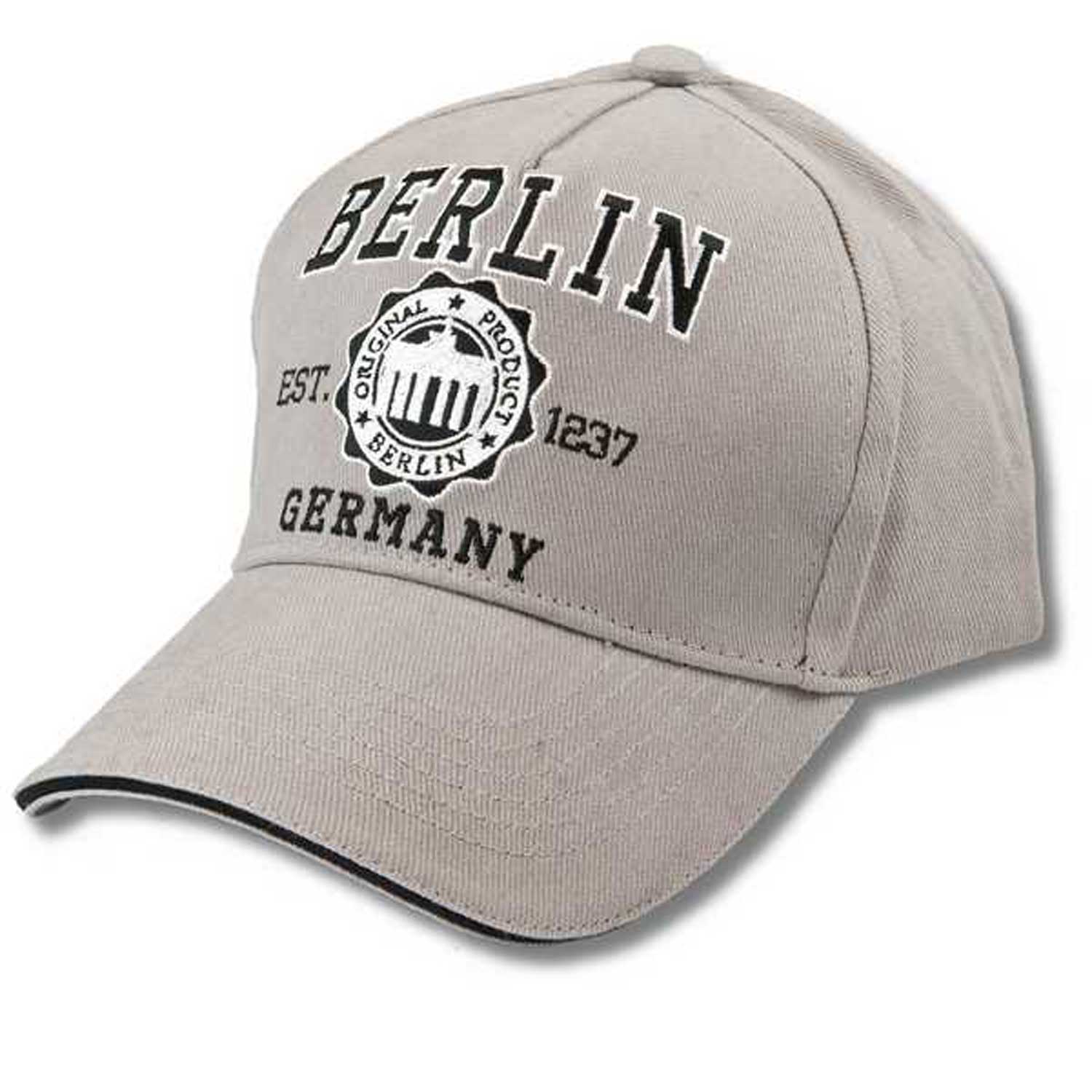 Basecap Berlin „Original Product Berlin“ – Stone Grey