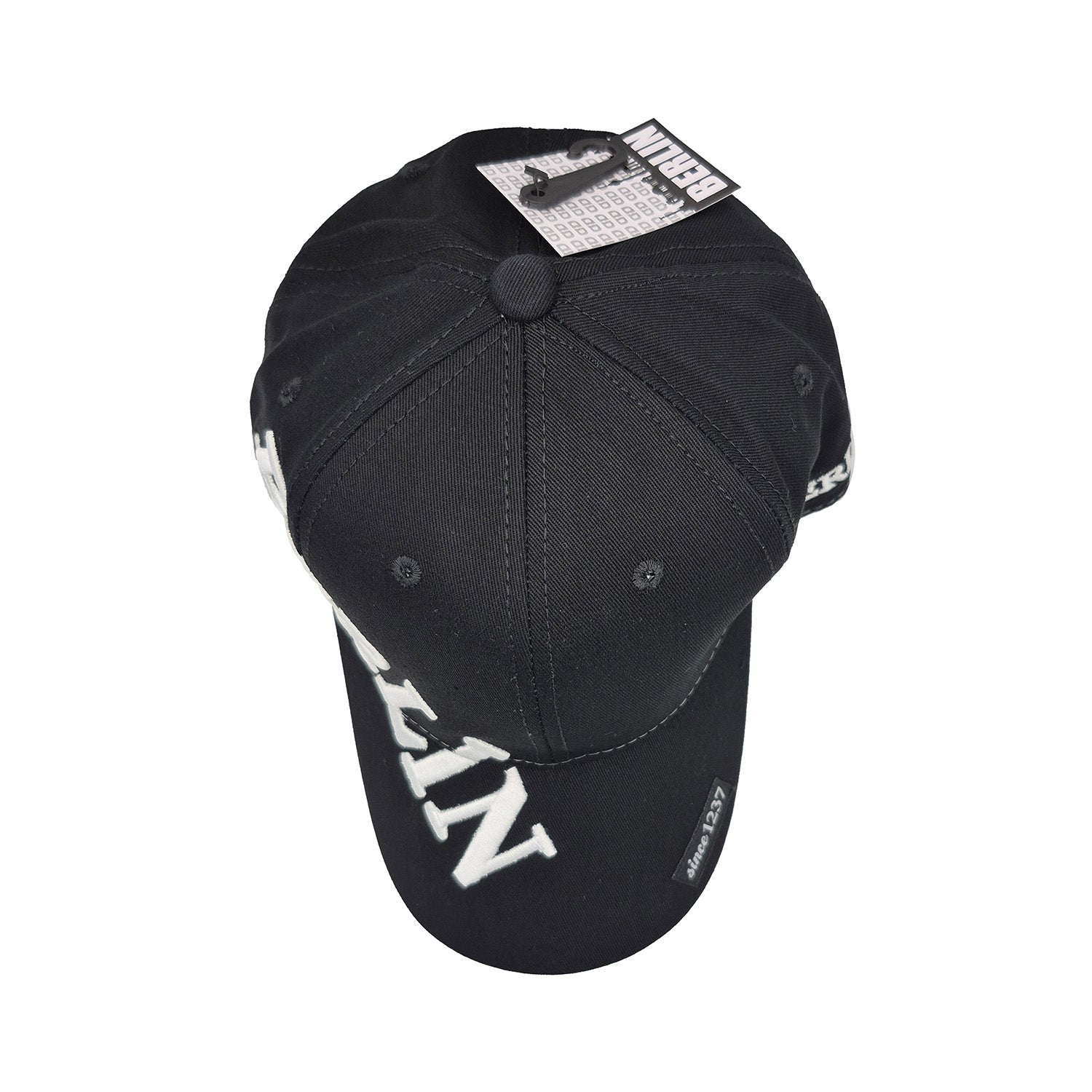 Basecap Berlin 3D Stick since 1237 – schwarz