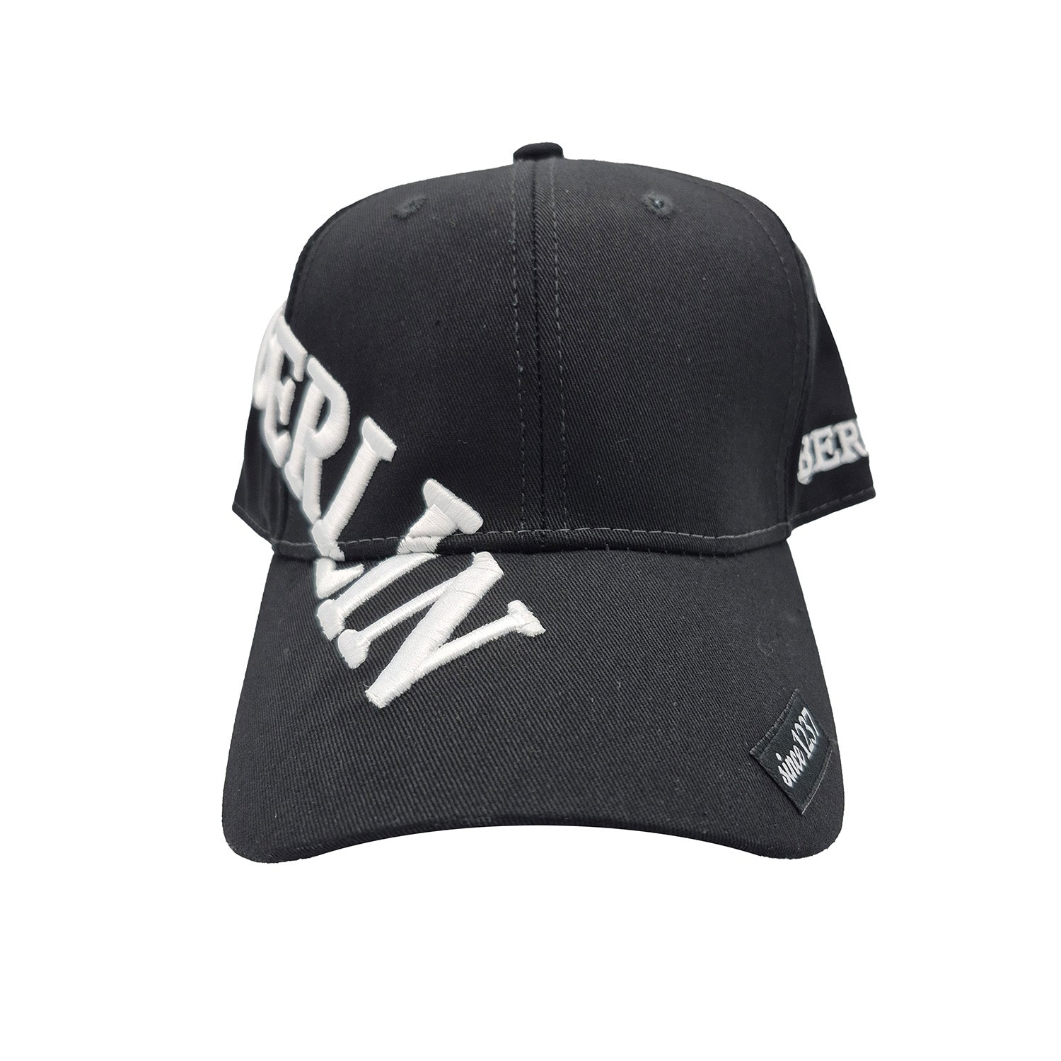Basecap Berlin 3D Stick since 1237 – schwarz