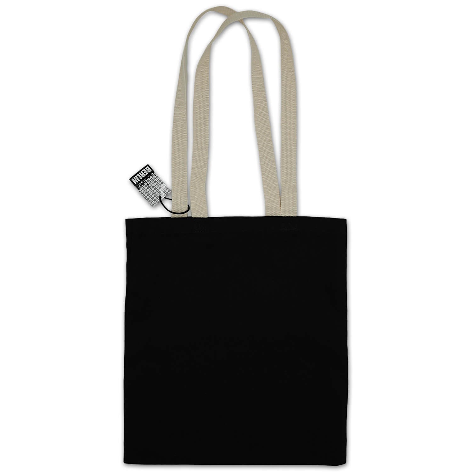 Baumwollbeutel TV Turm Berlin schwarz