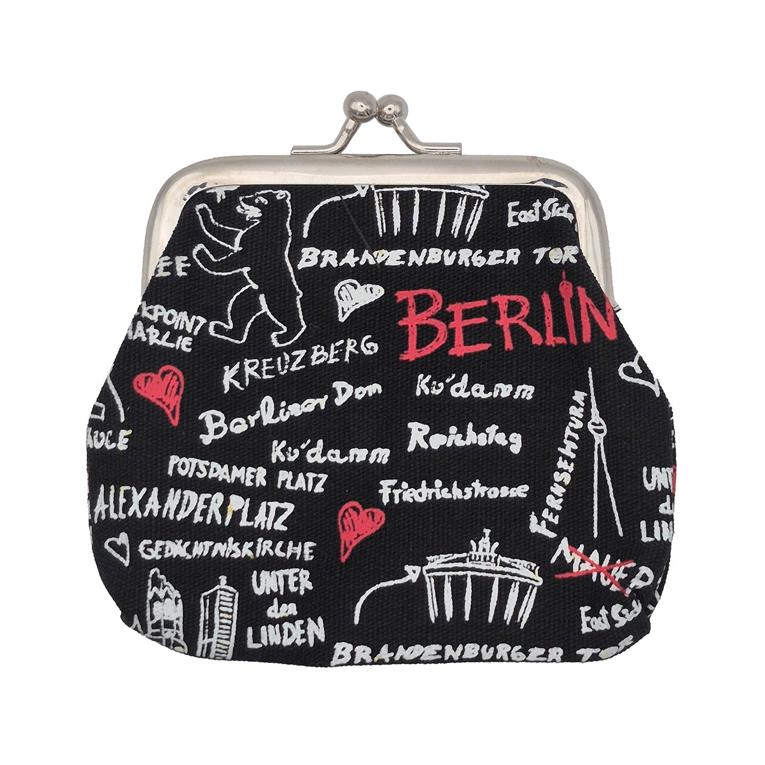 Geldbörse Sketch Berlin schwarz