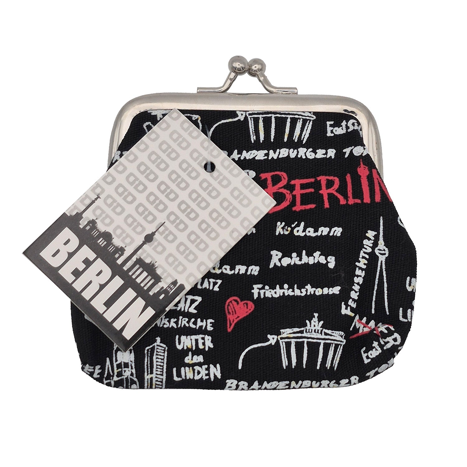 Geldbörse Sketch Berlin schwarz