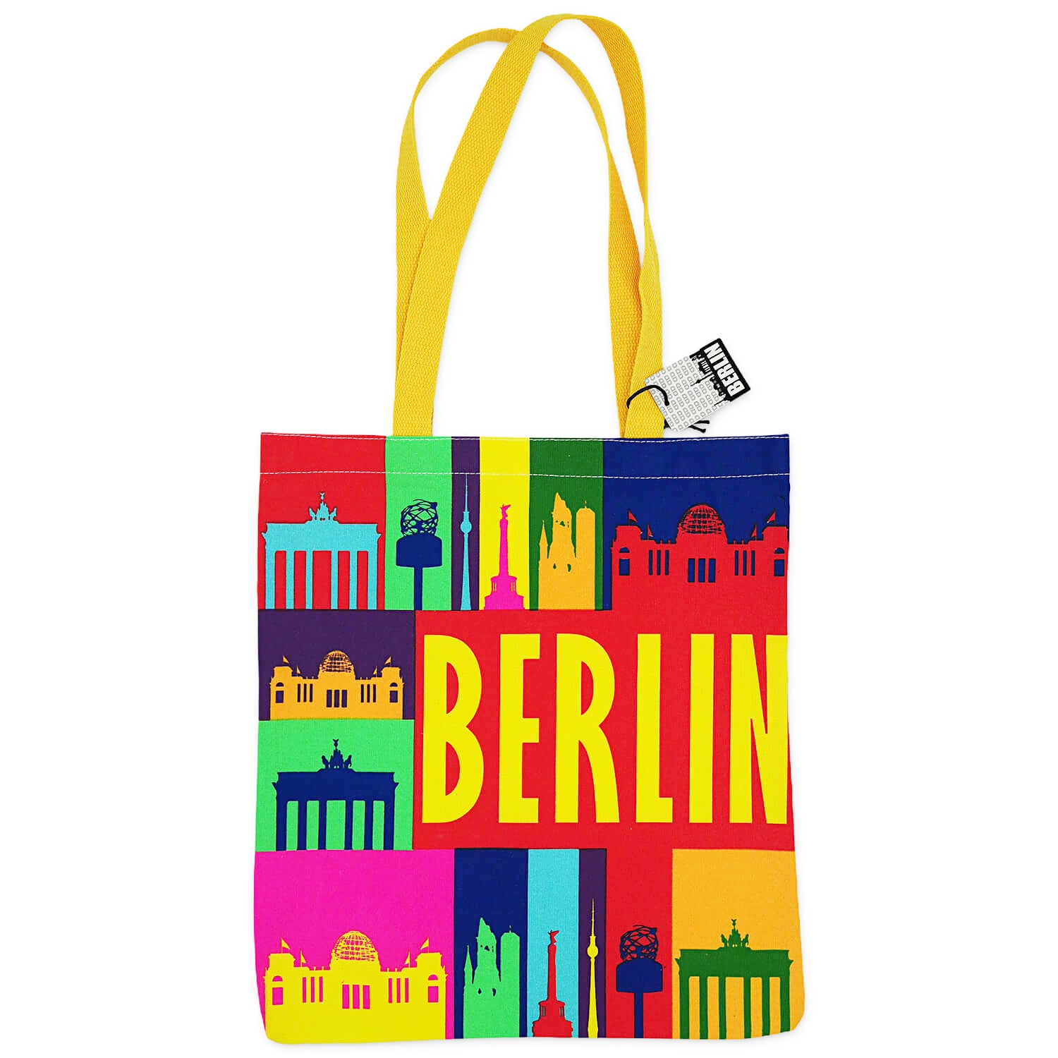 Baumwollbeutel Berlin bunt