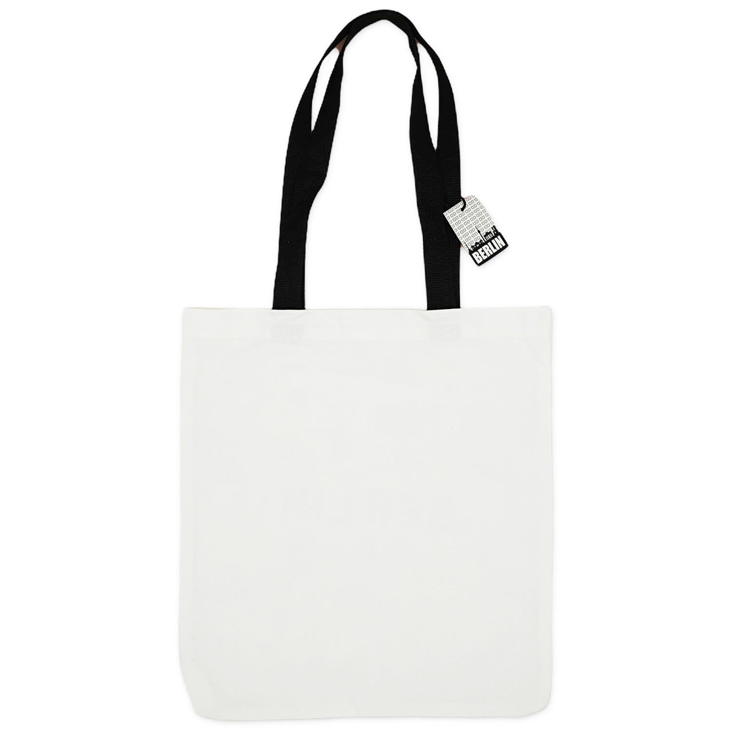 Baumwollbeutel Scribble Berlin weiss