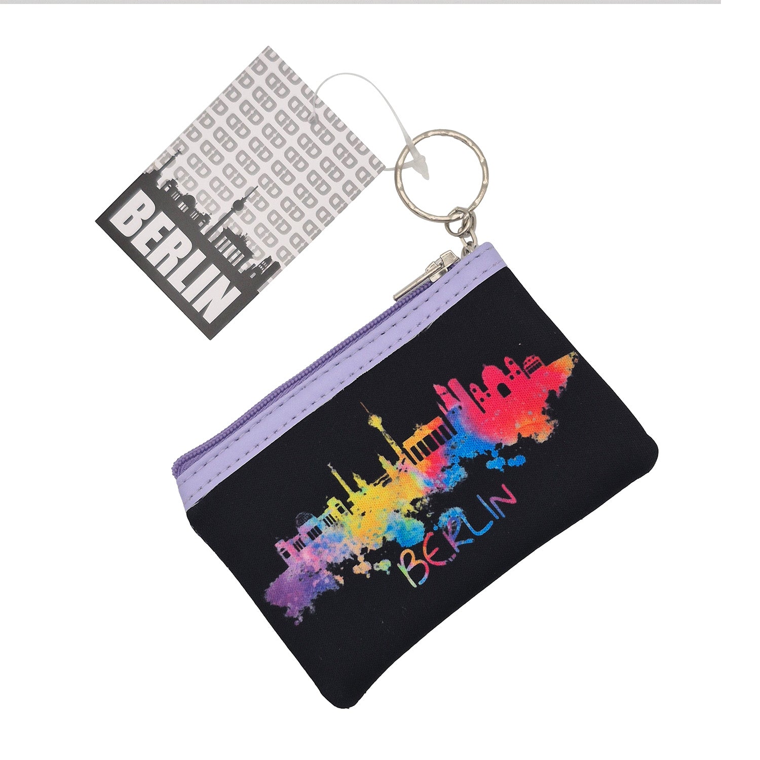 Geldbörse Neopren Skyline Aquarell