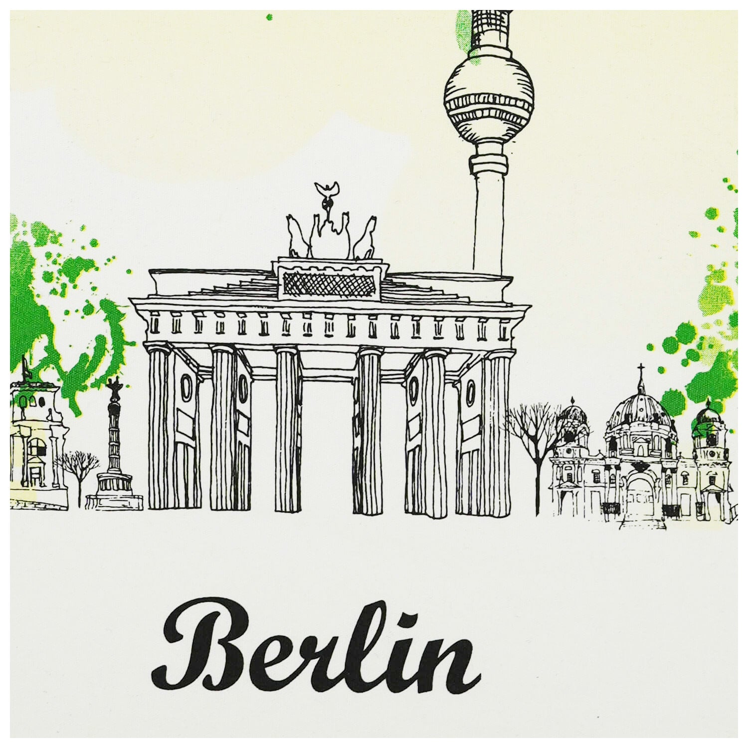 Baumwollbeutel Berlin Herbst