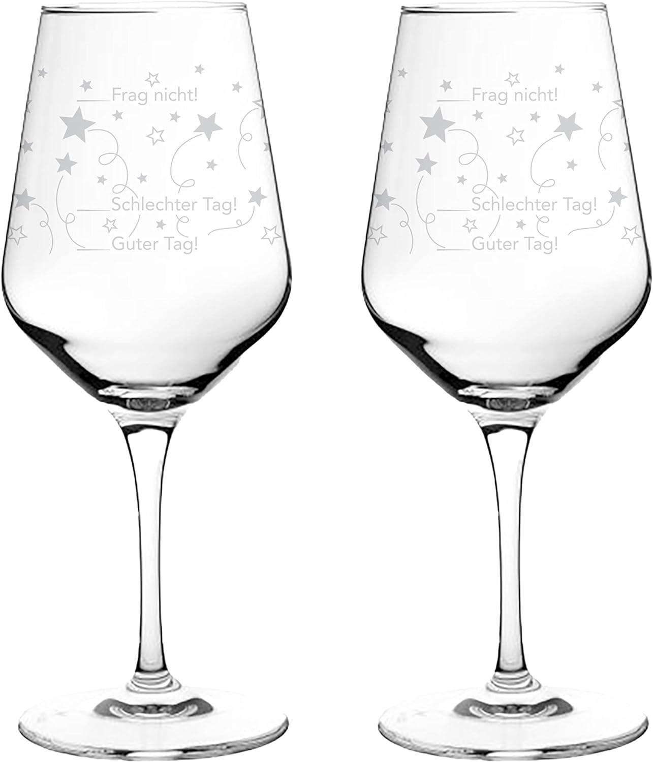 Kristall-Weinglas-550ml-Guter-Tag/Schlechter-Tag-inklusive-Geschenkbox-berlindeluxe-weinglas-fragnicht-weißer-hintergrund-zwei