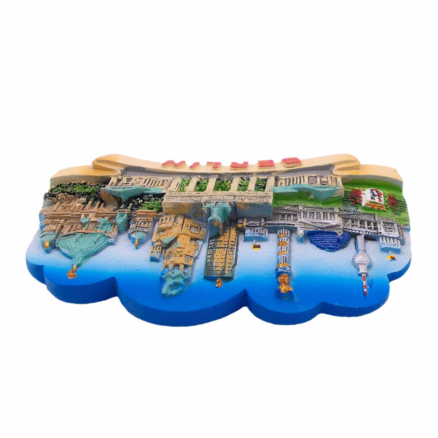 Magnet Poly Sehenswürdigkeiten Wolkenrand Berlin