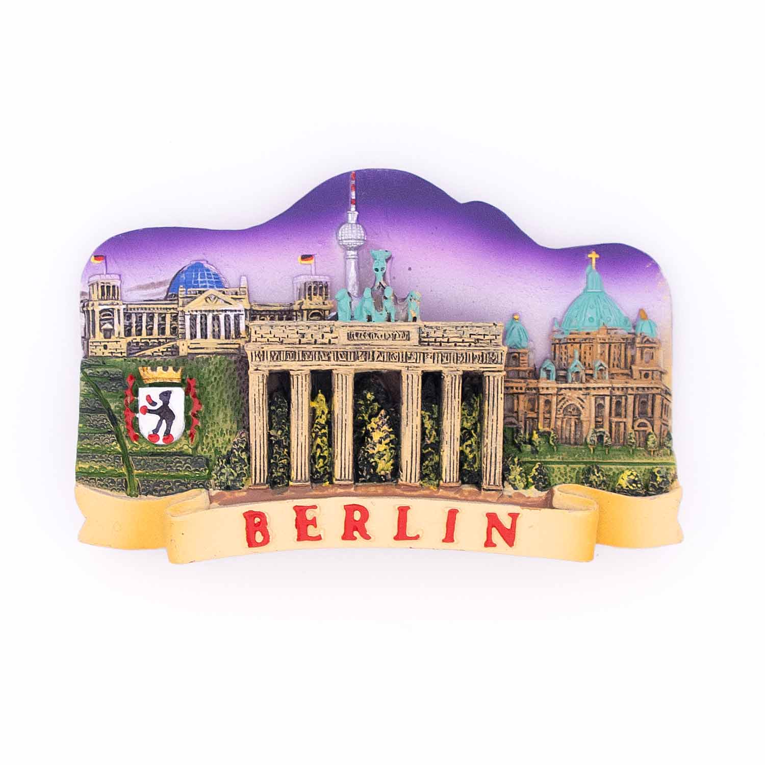 Magnet Poly 4er Berlin bei Nacht