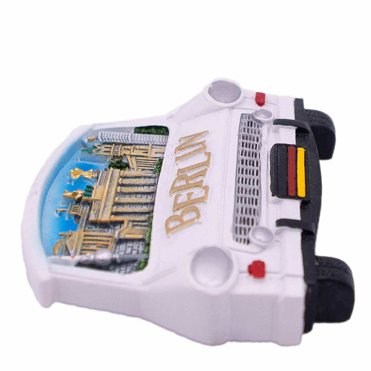 Magnet Poly Trabi mit Gebäuden Berlin