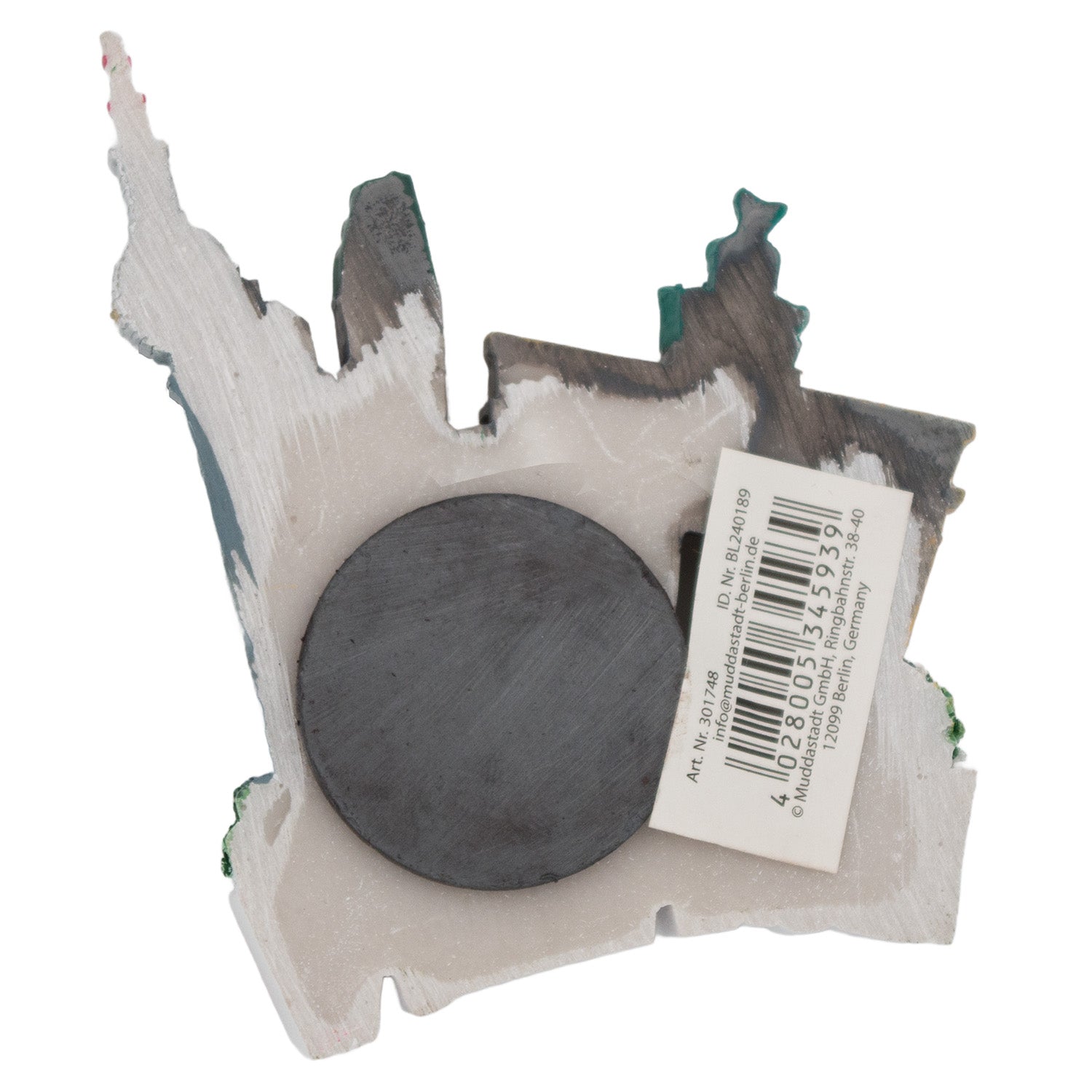 Magnet Poly Multi Berlin rote Schrift mit Bär-E