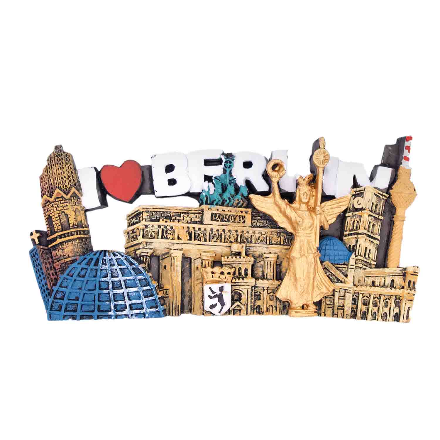 Magnet Poly Berlin Gebäude Siegessäule Goldelse