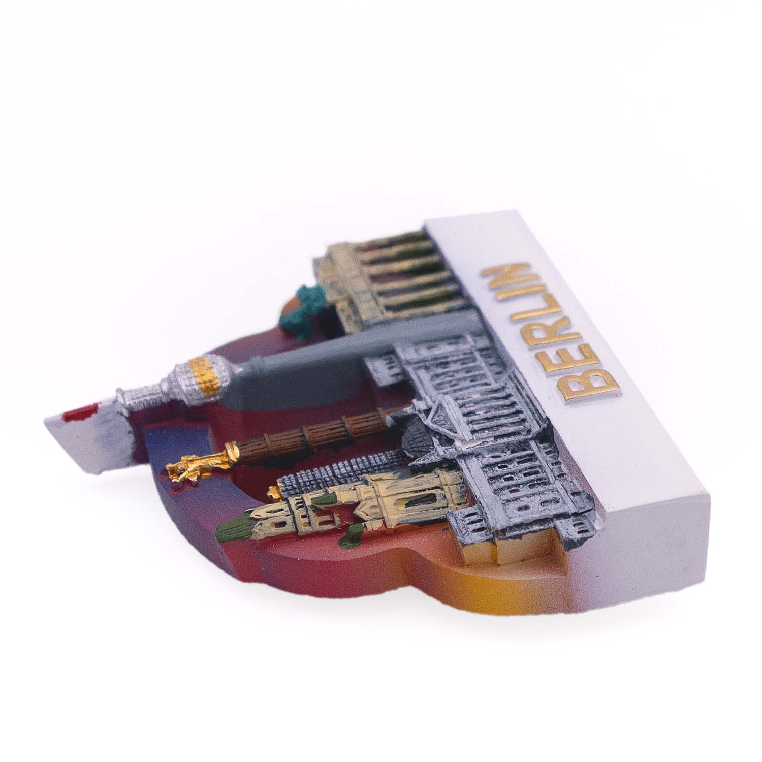 Magnet Poly Multi Wolke lila-orange-gelb Berlin