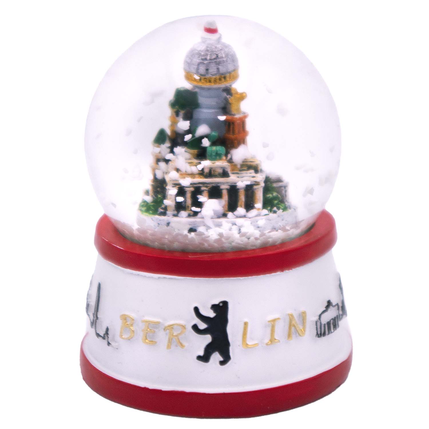 Magnet Poly Schneekugel Multi