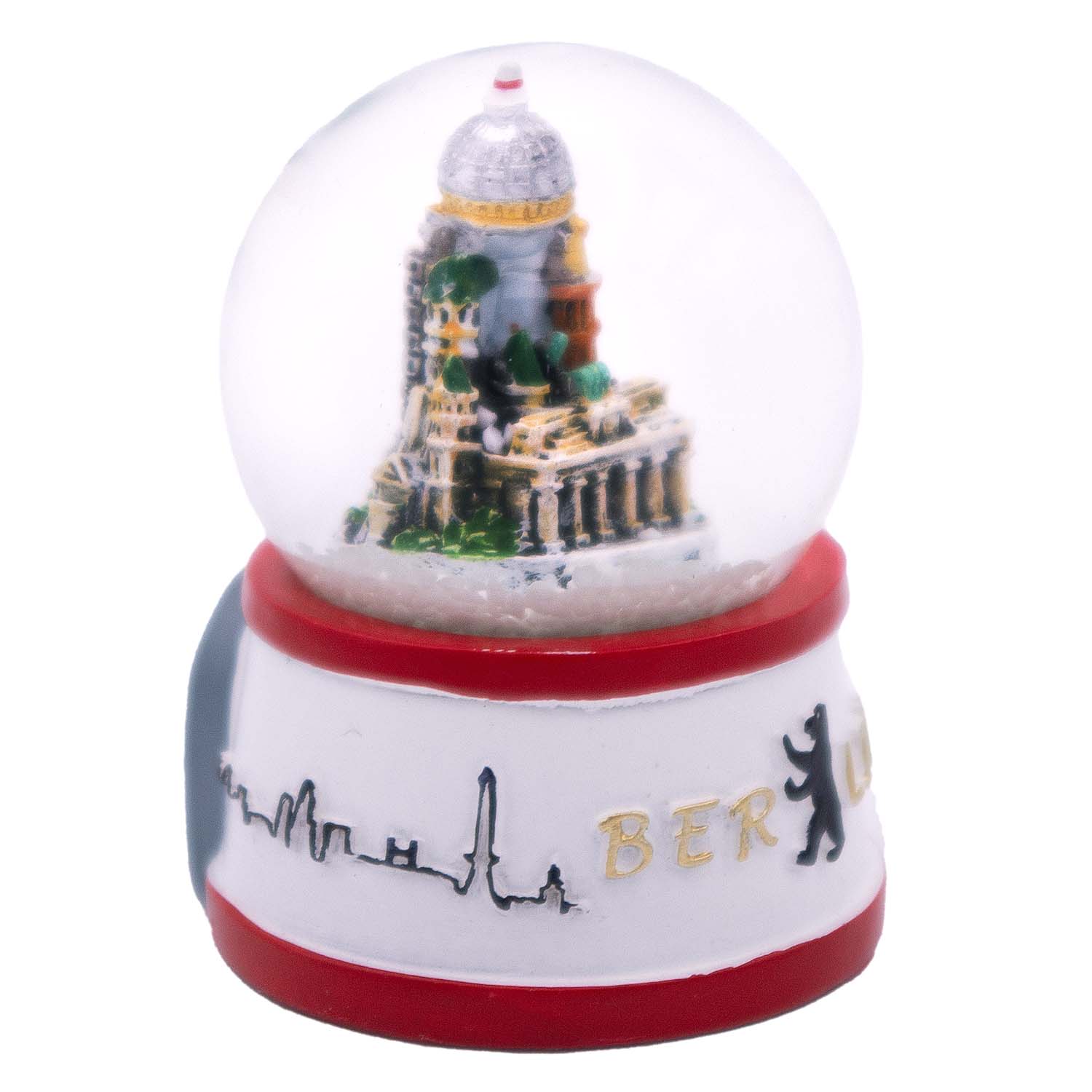 Magnet Poly Schneekugel Multi