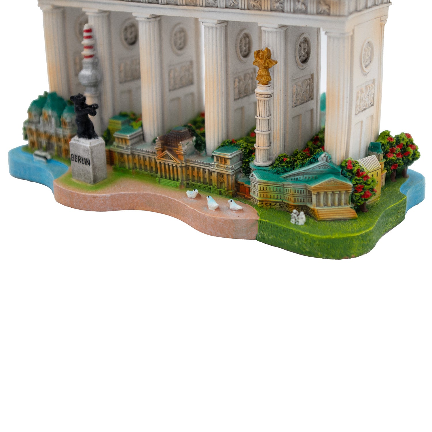 Miniatur Poly groß Berlin Brandenburger Tor Premium 16x15cm
