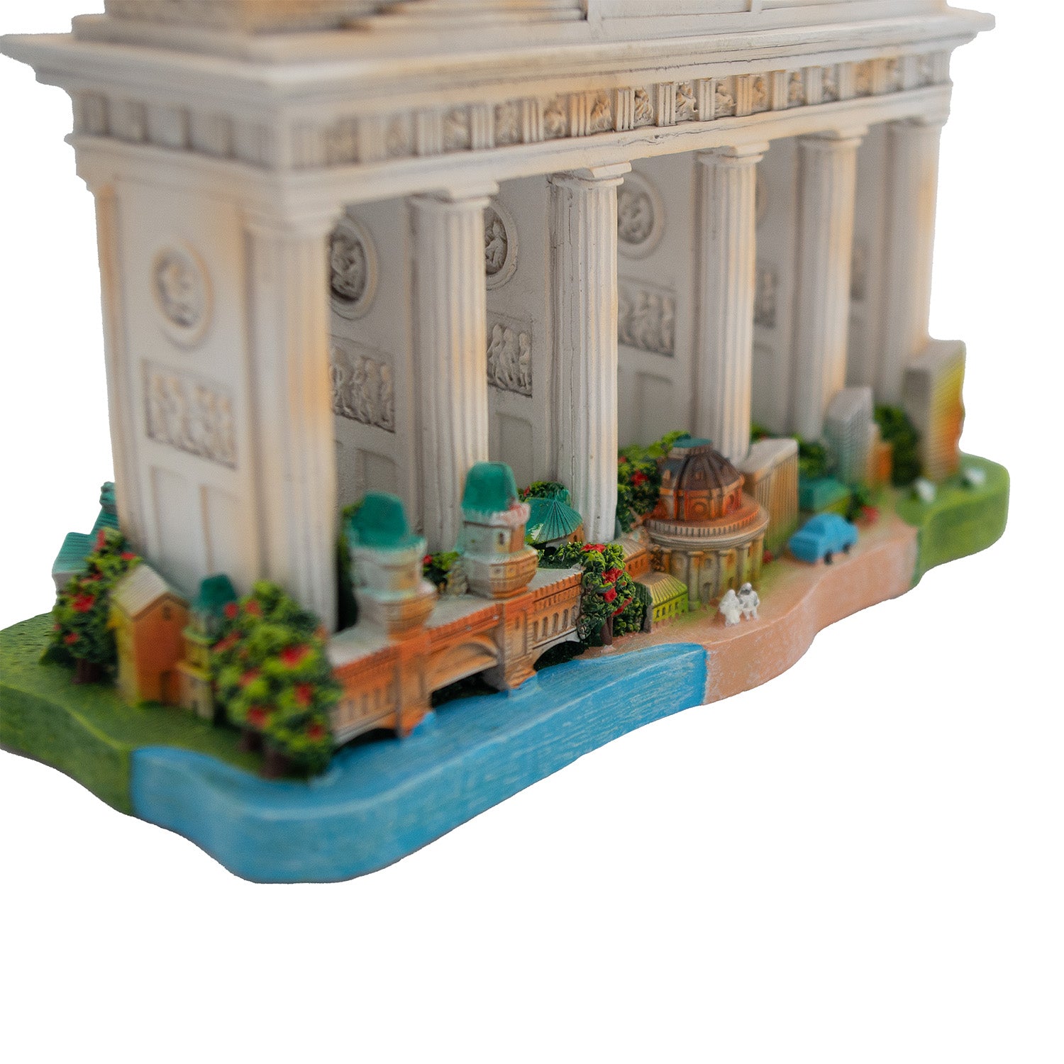 Miniatur Poly groß Berlin Brandenburger Tor Premium 16x15cm