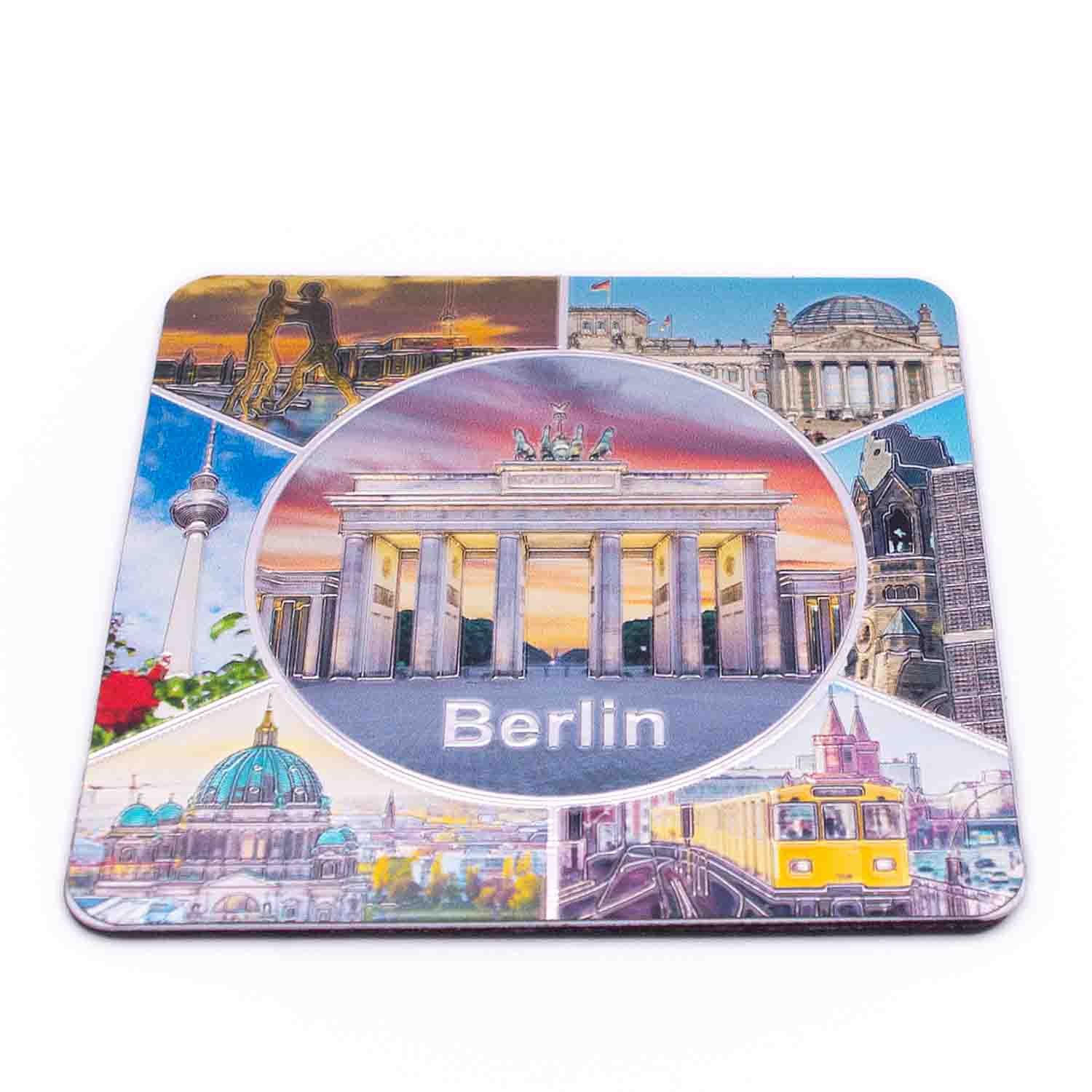 Magnet Metall Berlin Brandenburger Tor 7er Bild
