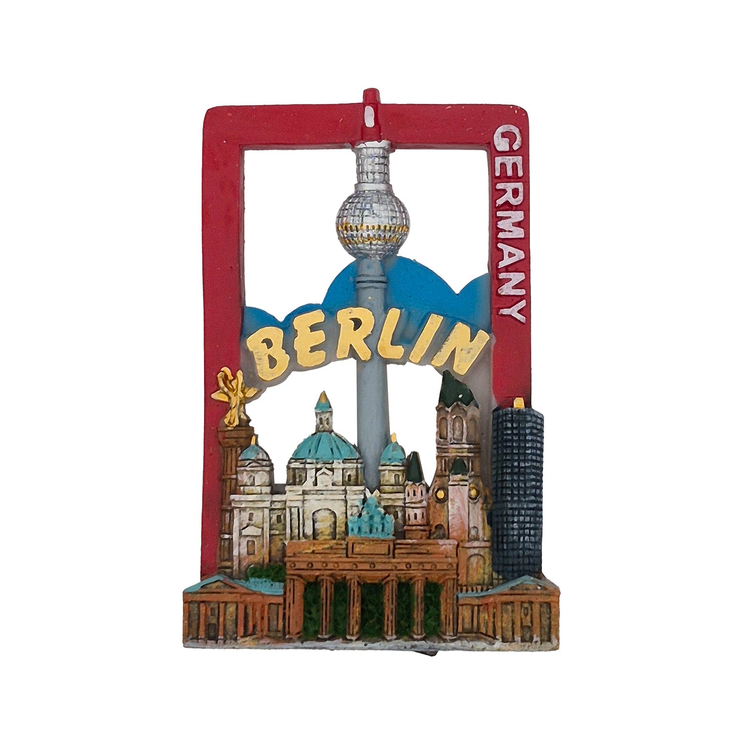 Souvenir-Magnet aus Polyresin „Sehenswürdigkeiten Berlin“