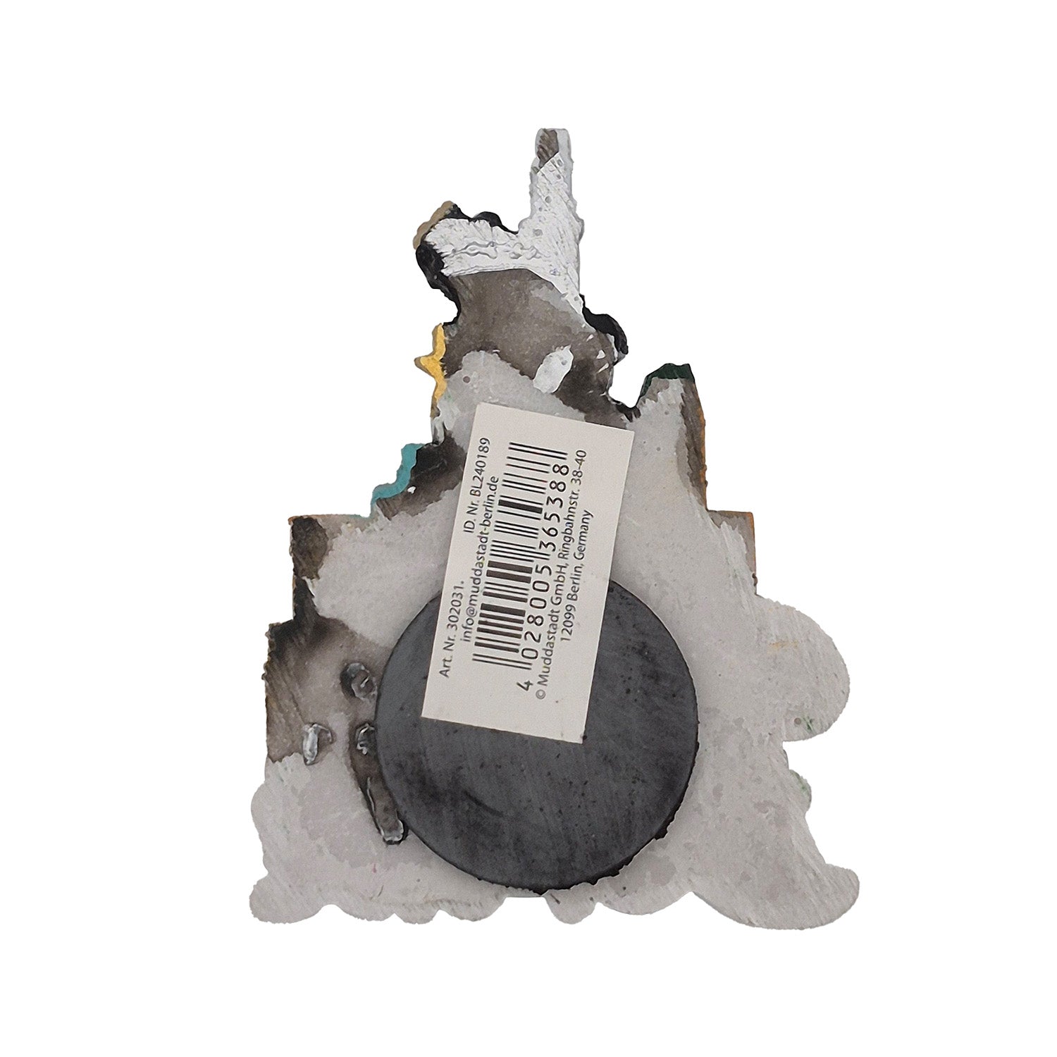 3D Relief Poly Magnet Berlin Bär mit Sehenswürdigkeiten