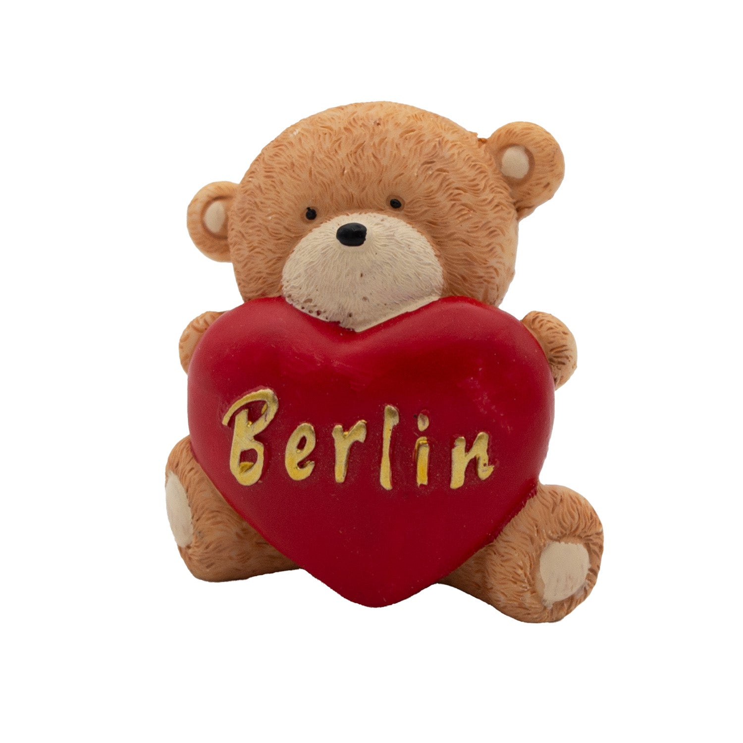 Miniatur Poly klein Berliner Bär mit Herz