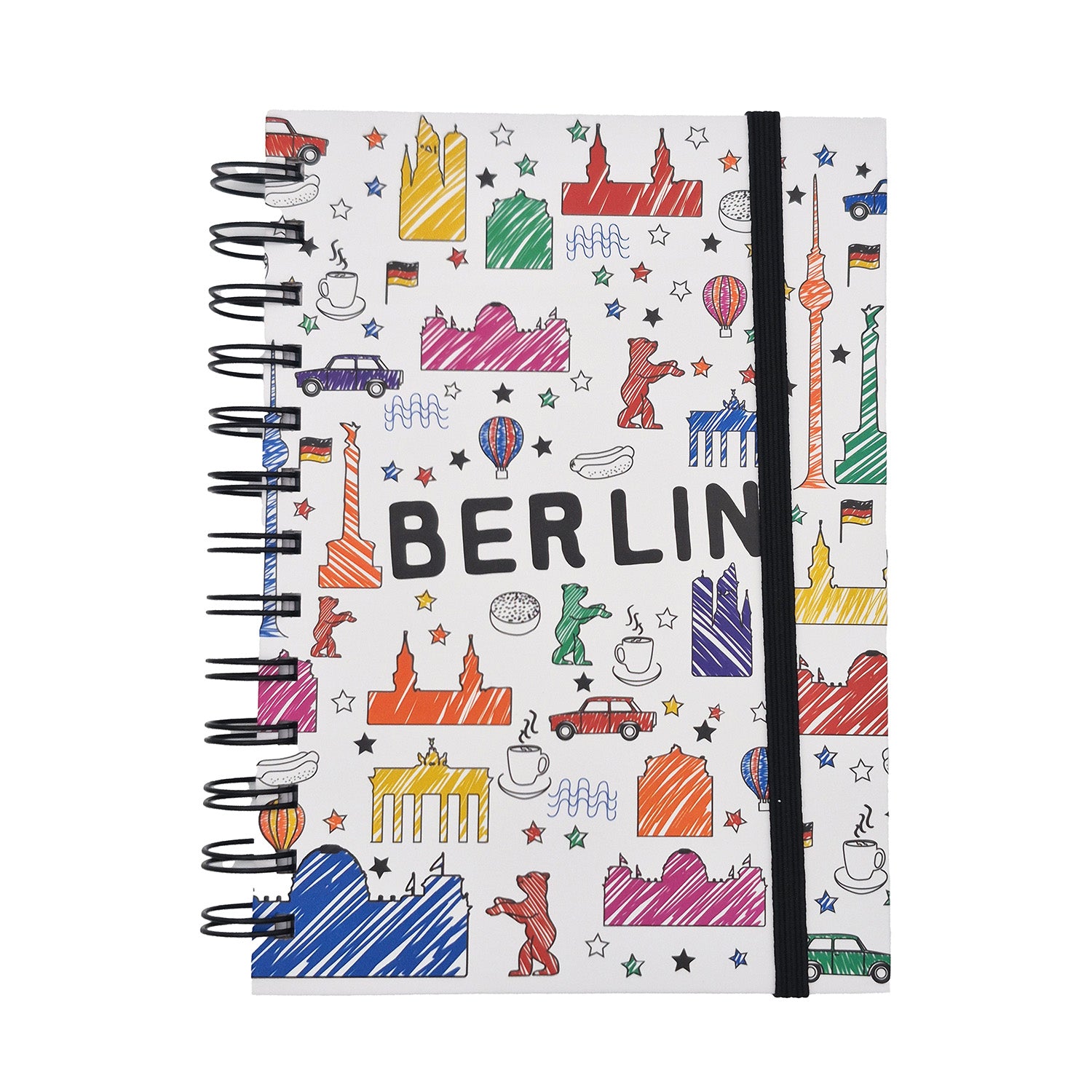 Notizbuch Scribble Berlin weiß