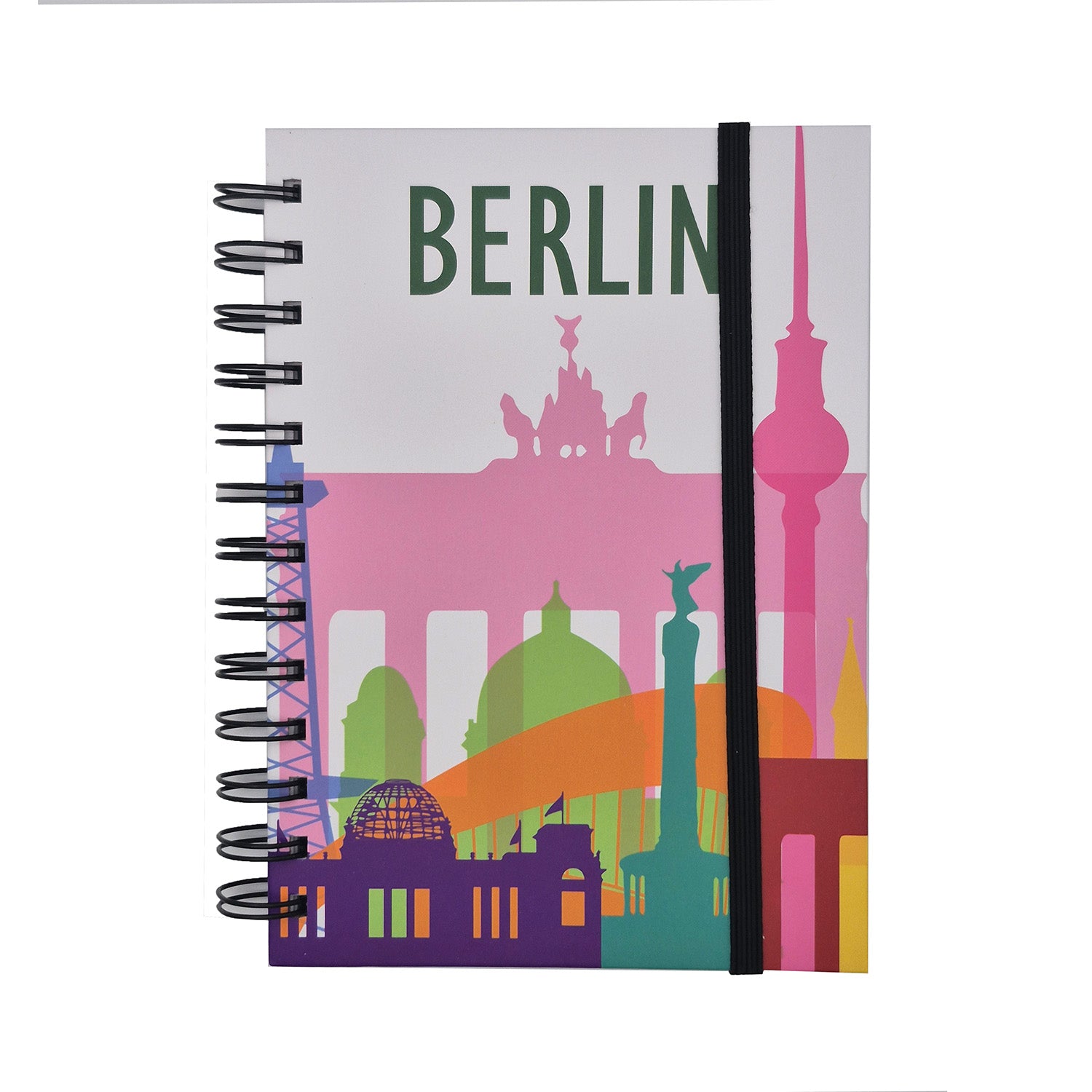 Notizbuch Skyline Berlin Bunt