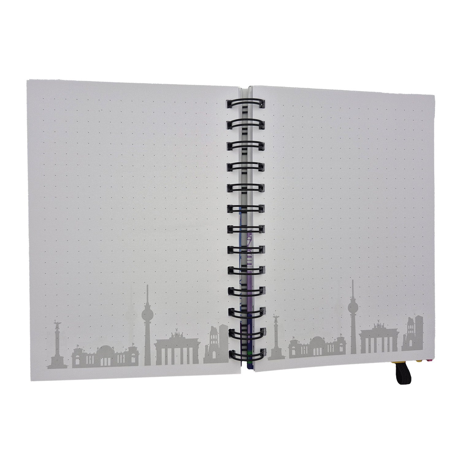 Notizbuch Skyline Berlin Bunt