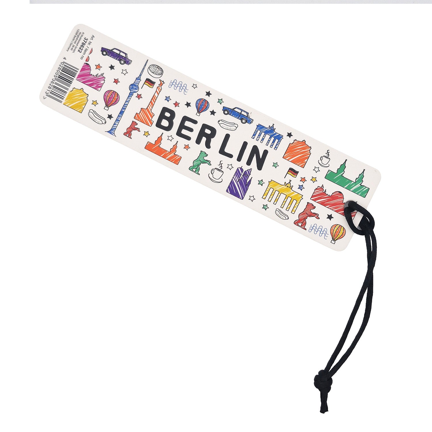 Lesezeichen Scribble Berlin weiß