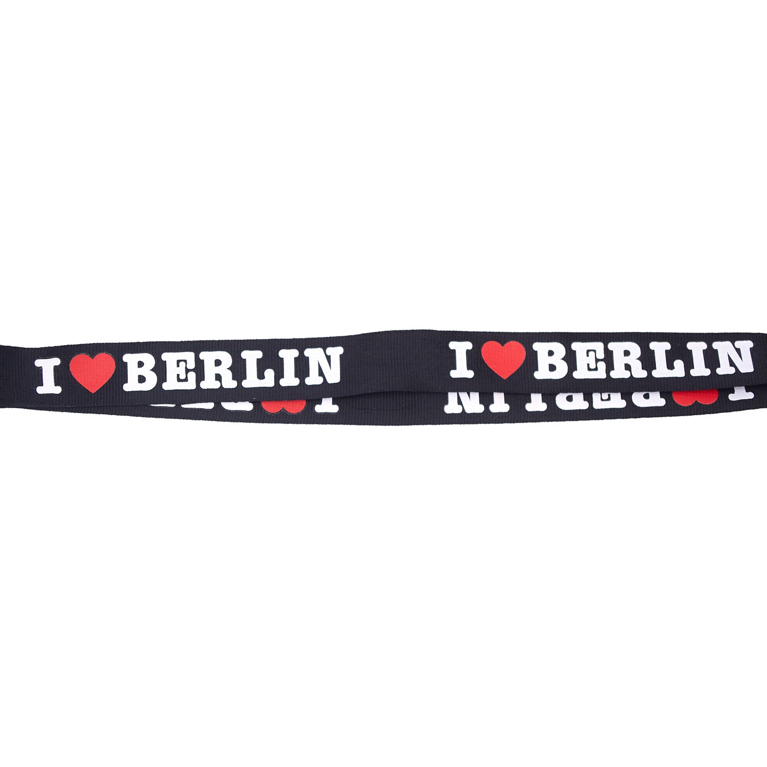 Schlüsselband I Love Berlin schwarz