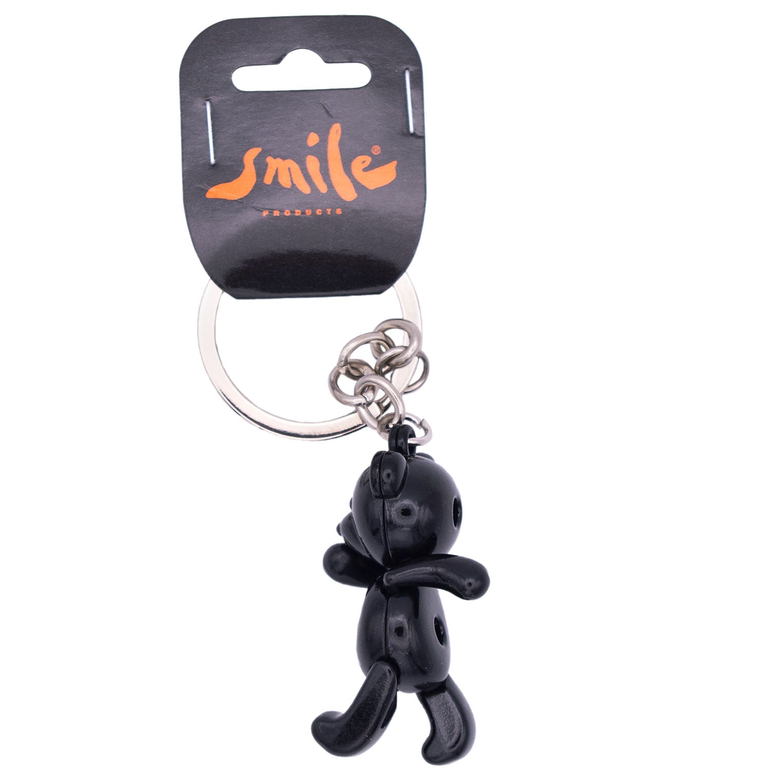 Schlüsselanhänger Bär beweglich BT schwarz