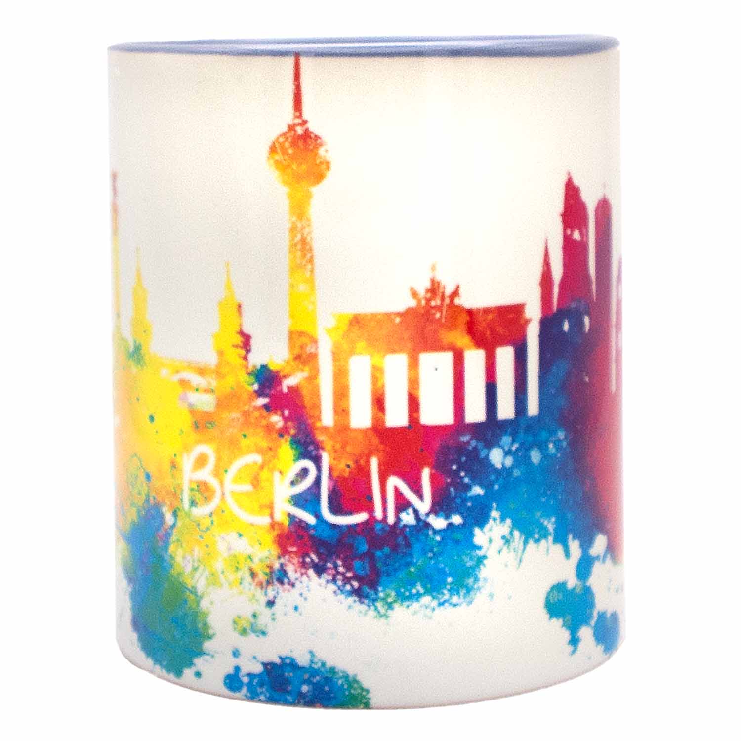 Tasse Berlin Skyline Aquarell weiss 11OZ