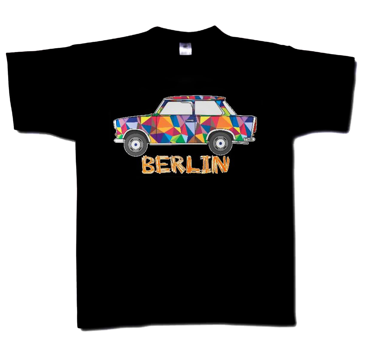 T-Shirt "Berlin Trabicolor schwarz"