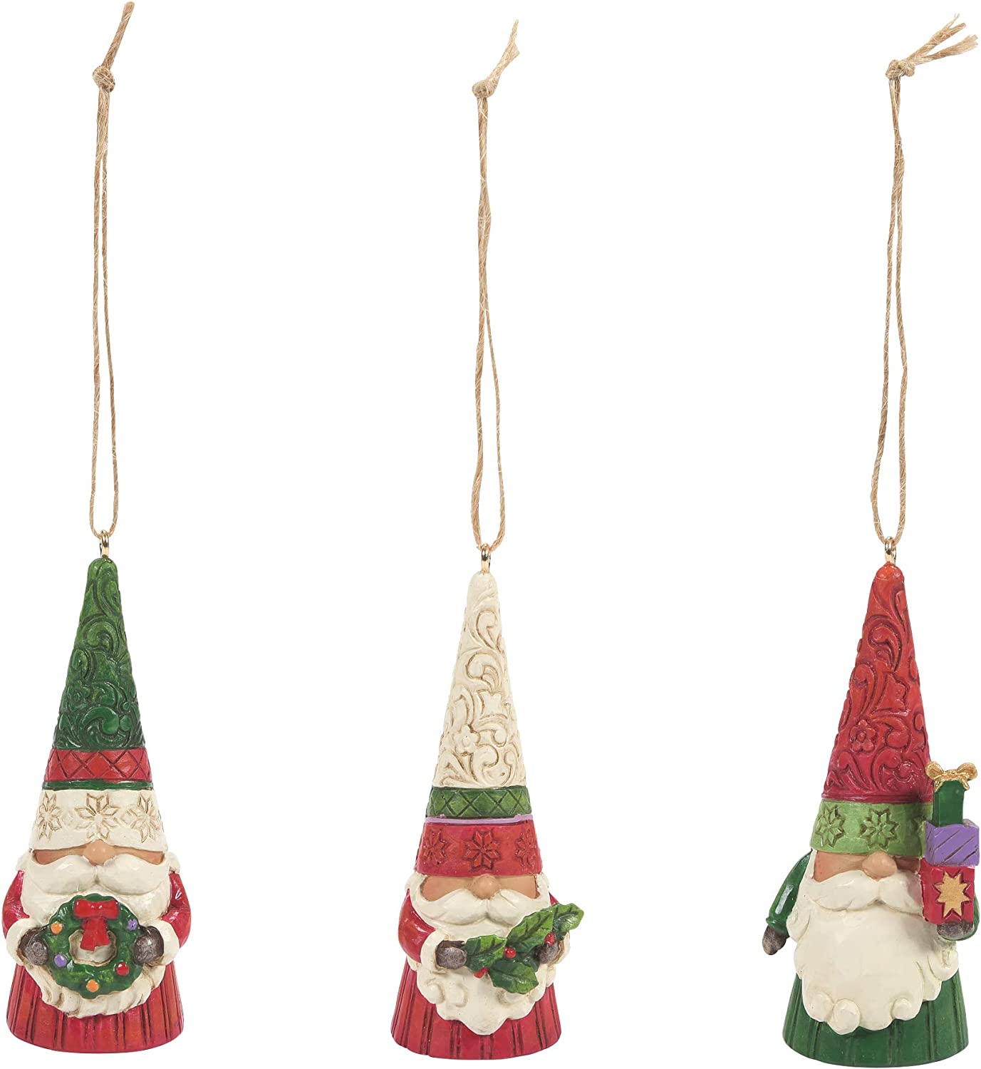 Christmas elf set of 3 as a pendant by Jim Shore