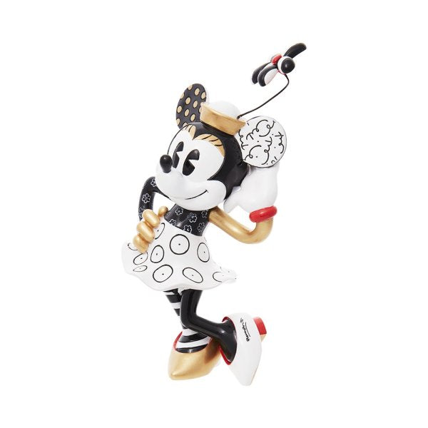 Disney Britto-Minnie-Mouse-Midas-Figur-berlindeluxe-maus-minnie-blume-hut-schuhe-seite