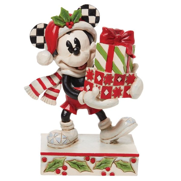 Mickey-Mouse-mit-Geschenken-Figur-Disney-by-Jim-Shore-Berlindeluxe-maus-geschenke