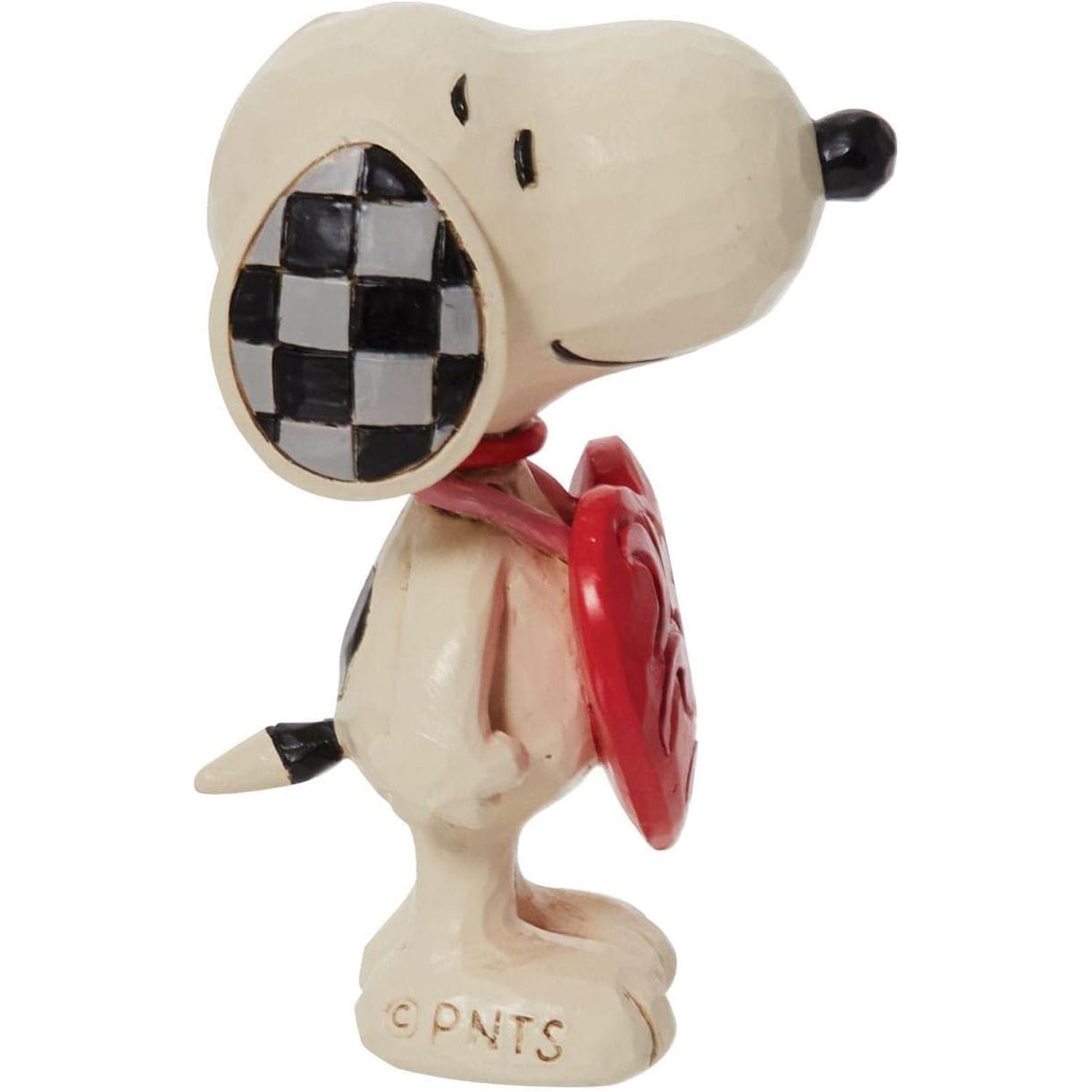 Peanuts-Snoopy-Herzschild-Jim-Shore-Figur-berlineluxe-herz-hund-rot-seite