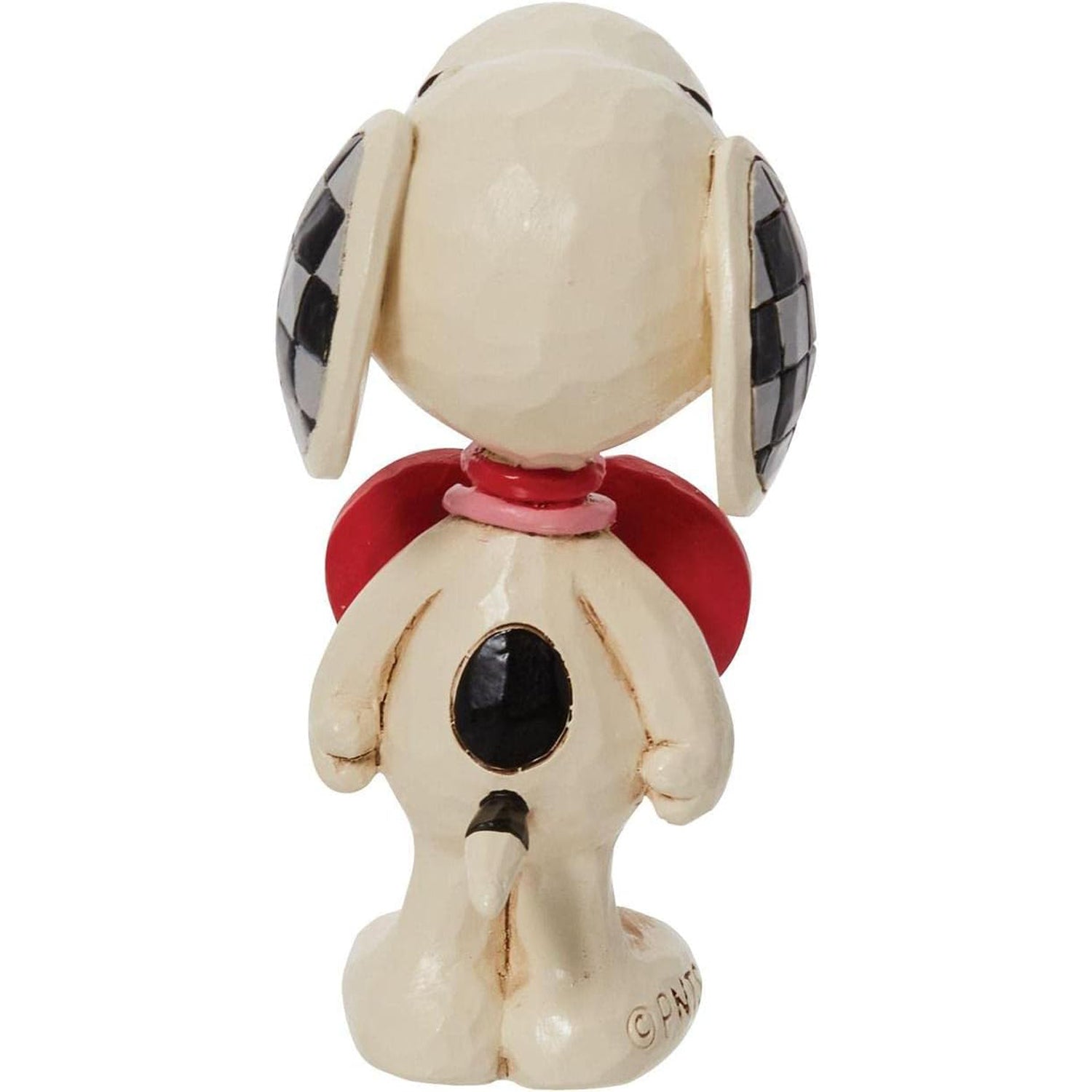 Peanuts-Snoopy-Herzschild-Jim-Shore-Figur-berlineluxe-herz-hund-rot-hinten