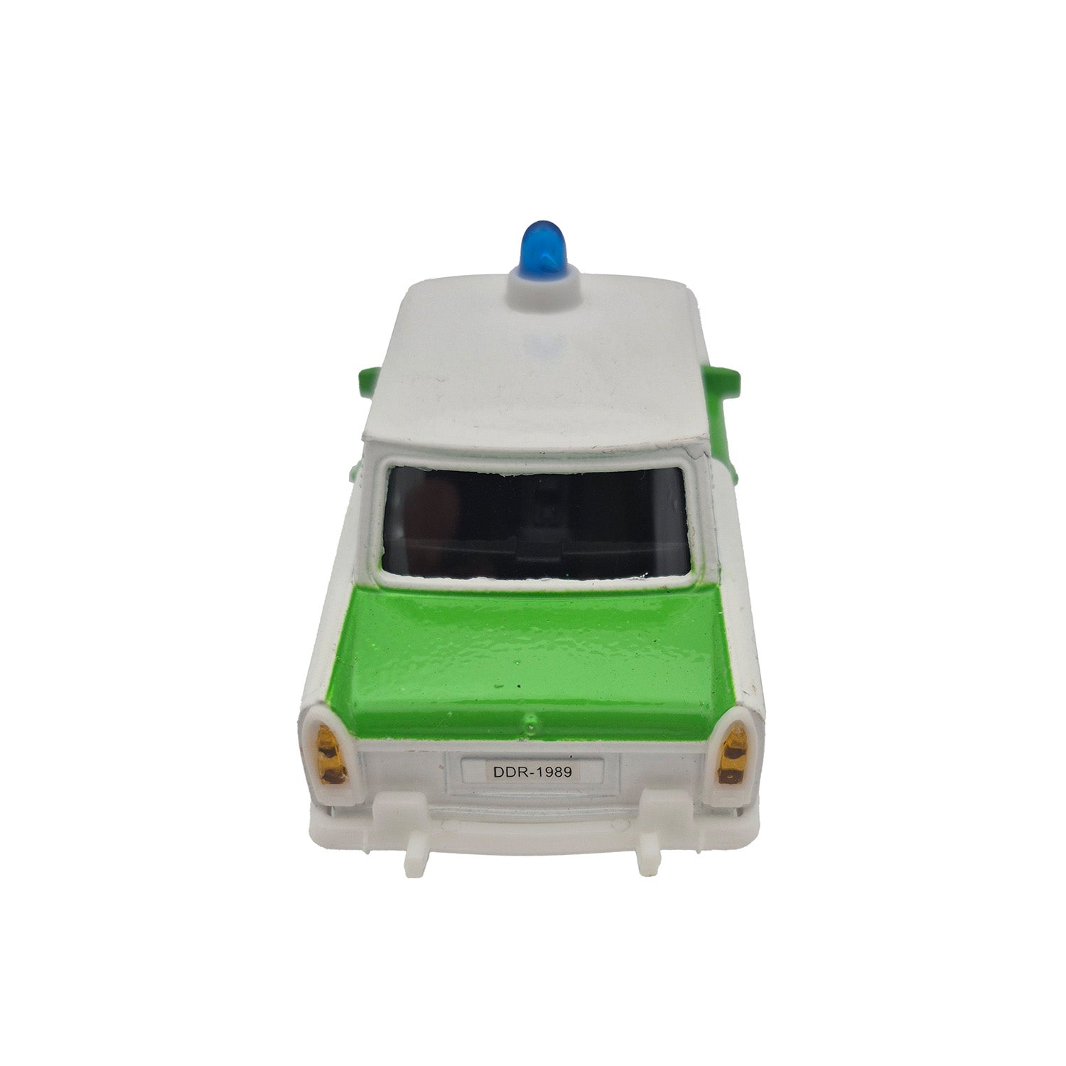 Miniatur Trabi DDR Kult-Auto 12cm im Polizei Outfit in verschiedenen Farben