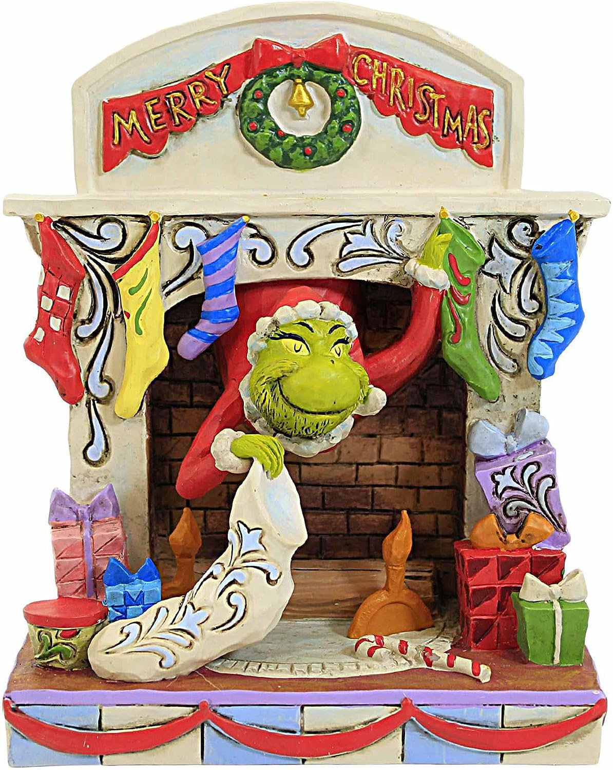 Grinch from the Fireplace figurine by Jim Shore