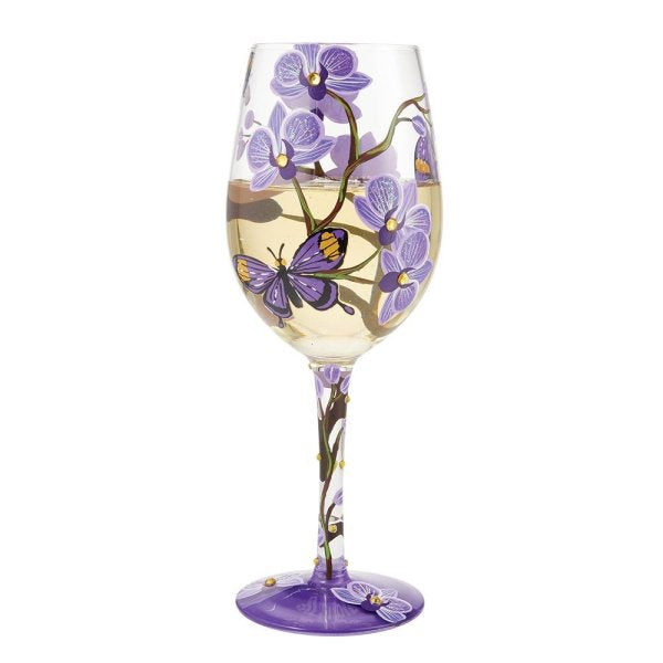 LOLITA butterfly wine glass