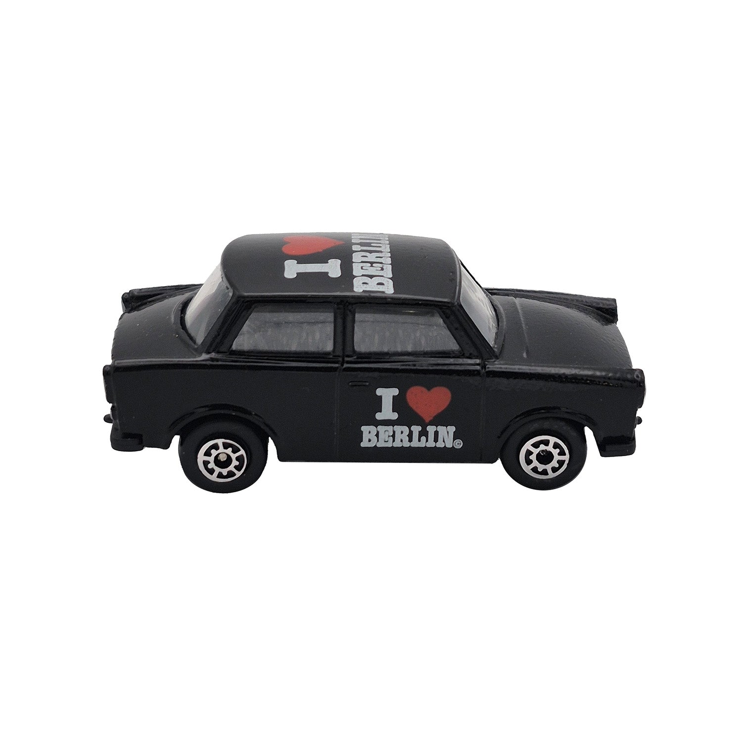 Miniatur Trabi Modell I Love Berlin 7cm in verschiedenen Farben