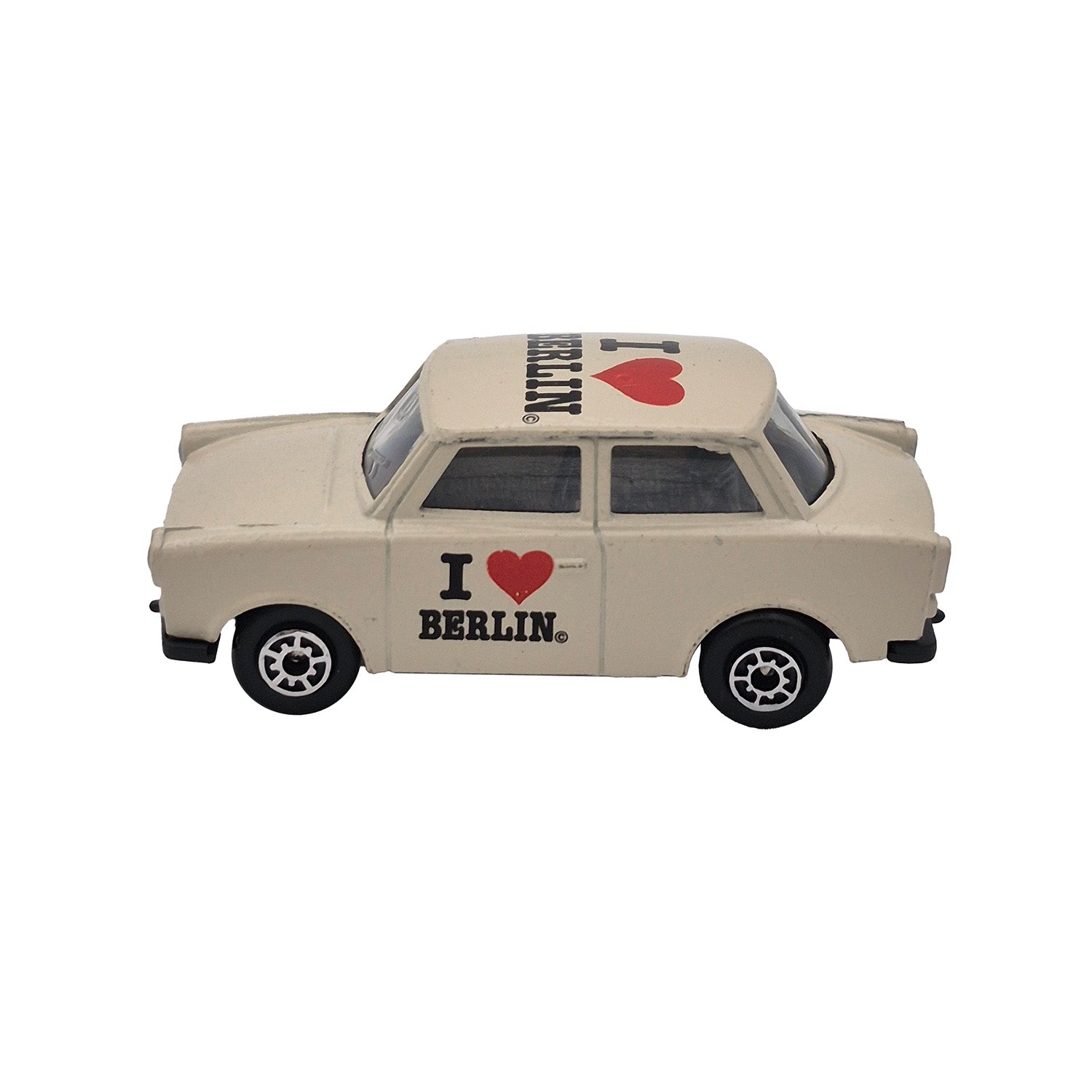 Miniatur Trabi Modell I Love Berlin 7cm in verschiedenen Farben