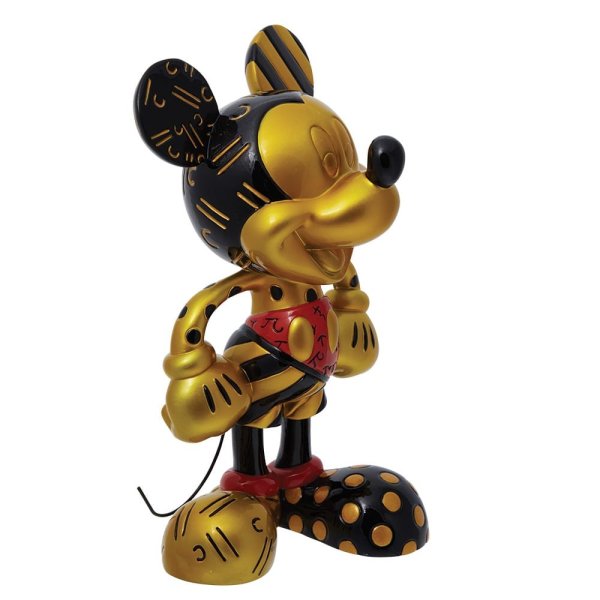 Mickey Mouse Gold/Schwarz Figur 30,5cm (Limited Edition) - Disney by Britto