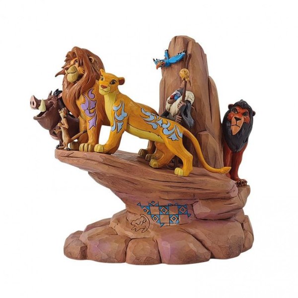 König-der-Löwen-Figur - Disney-Traditions-by-Jim-Shore-Medium-mufasa-loewe-timon-und-pumba-stein-vogel