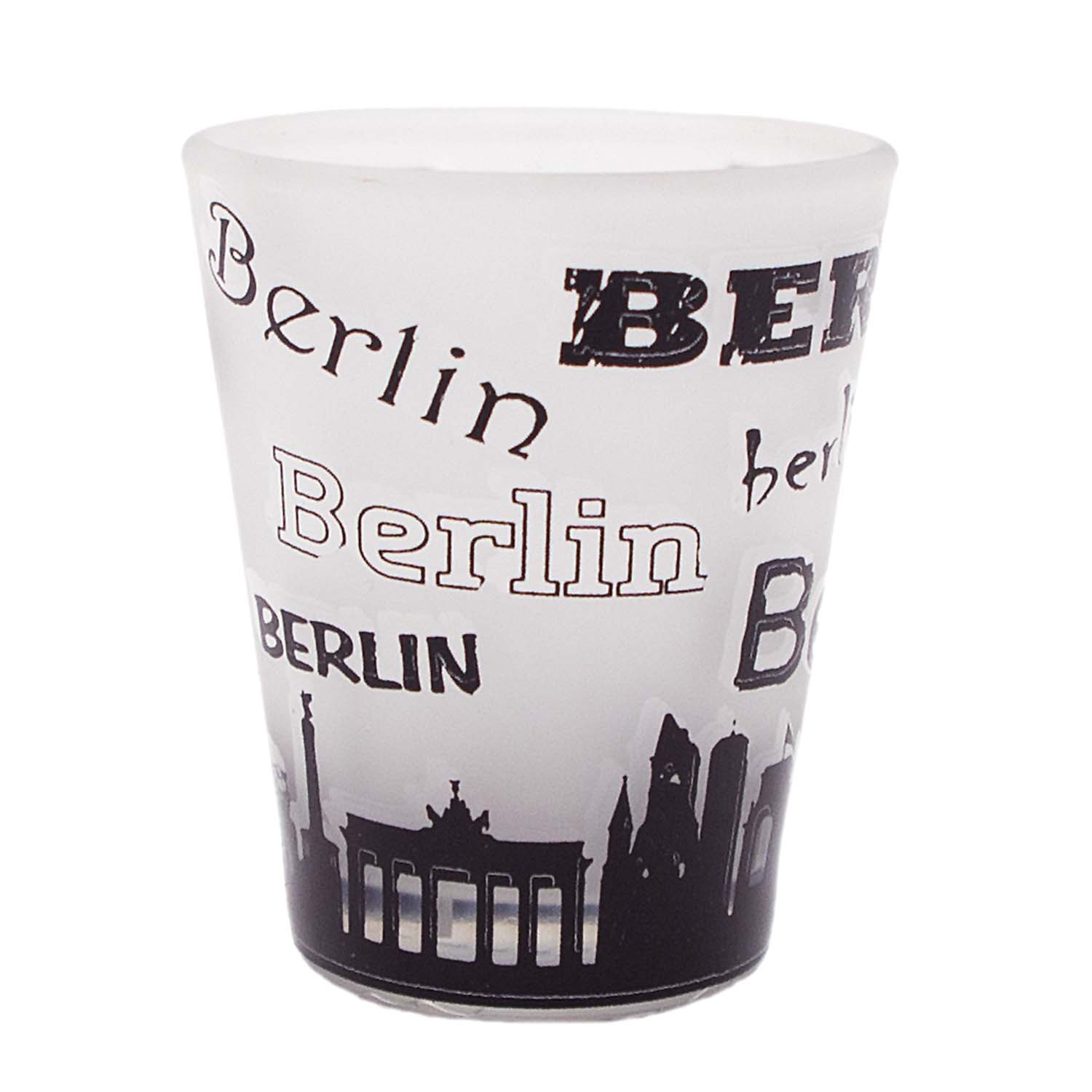 Stamper Frosted Skyline Berlin schwarz