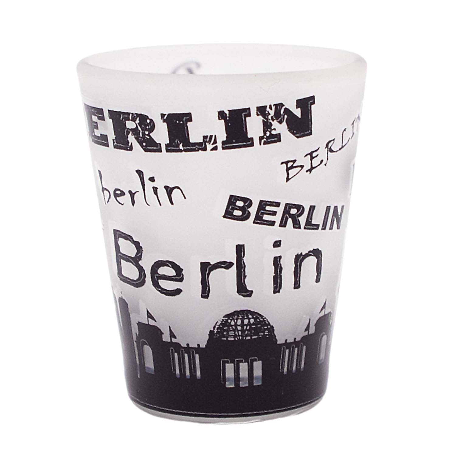 Stamper Frosted Skyline Berlin schwarz