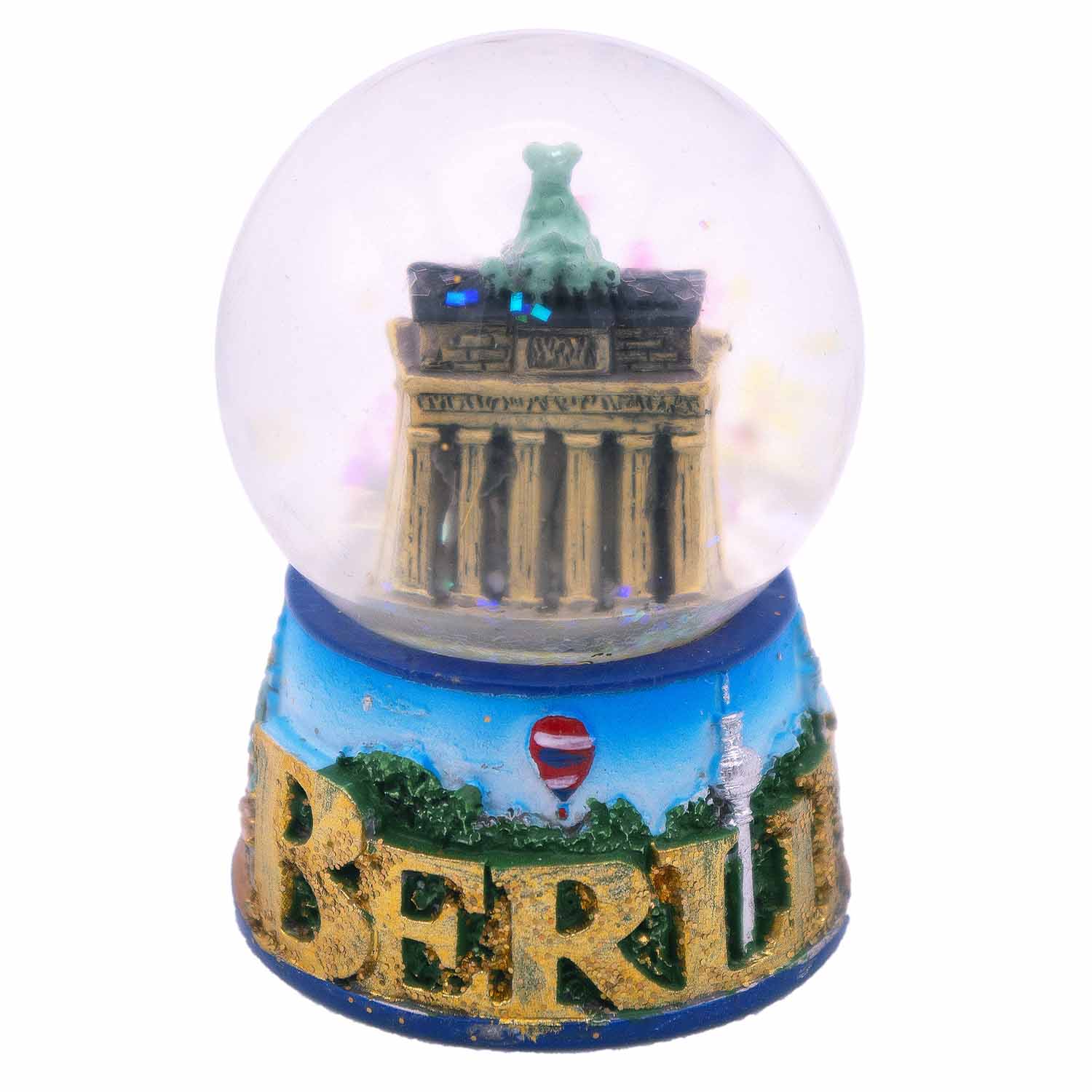 Schneekugel klein 4,5 cm Brandenburger Tor Ballon